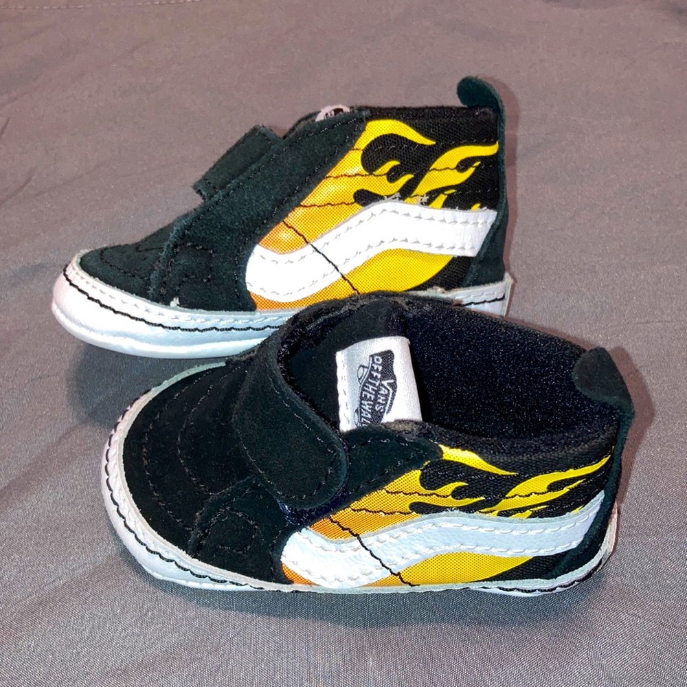 Vans Flames Baby Shoes size C2